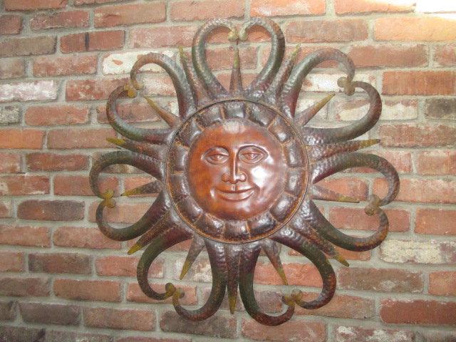 Metal Sun Wall Decoration