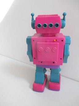 Jolo Rotate-O-Matic, New Bright 2002 Model B and 2 Other Toy Robots