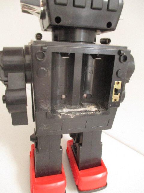 Tin Battery Op Robot, Plastic Robot/Missile Laucher and Durham Industries Robot