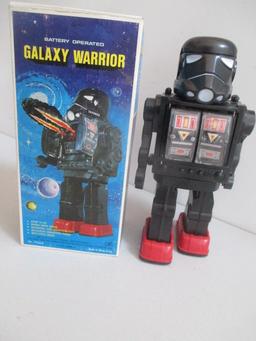 Galaxy Warrior in Box and Son Al 17" Robot