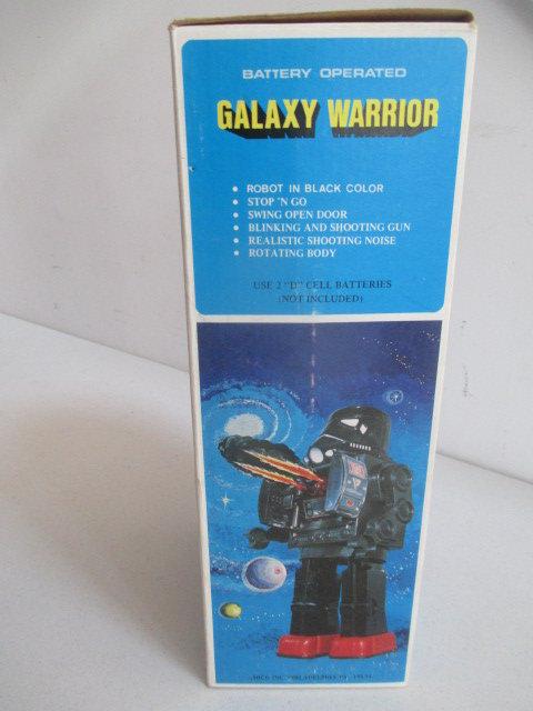 Galaxy Warrior in Box and Son Al 17" Robot