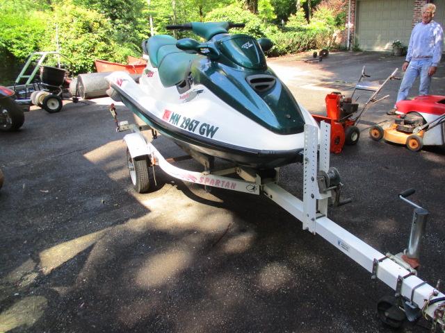 1996 Sea Doo GTX Bombardier Wave Runner with Trailer - Owner reports pulls 2 Skiers - Engine 325 Hrs