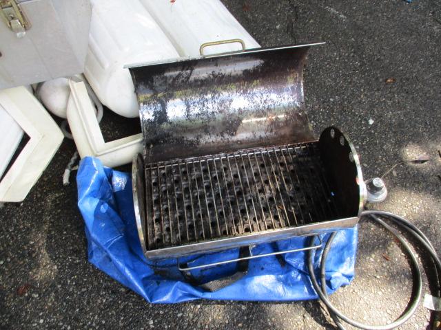 Boat Fenders, Boat Gas Grill and Metal Box