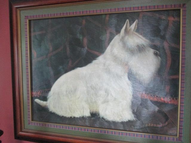 Pair of Scottie Dog Paul Stagg Giclees - Frame 26" x 32"