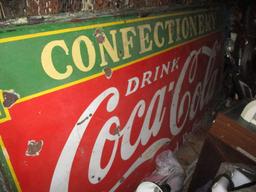 Large Coca Cola Confectionary Advertising Sign