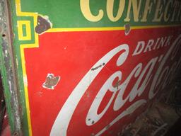 Large Coca Cola Confectionary Advertising Sign