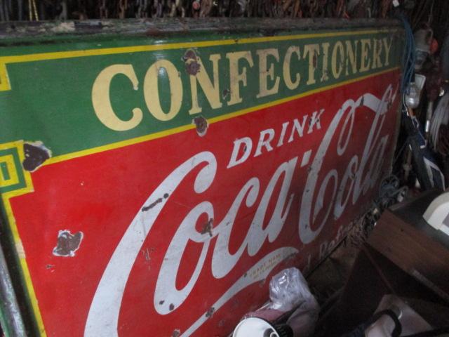 Large Coca Cola Confectionary Advertising Sign