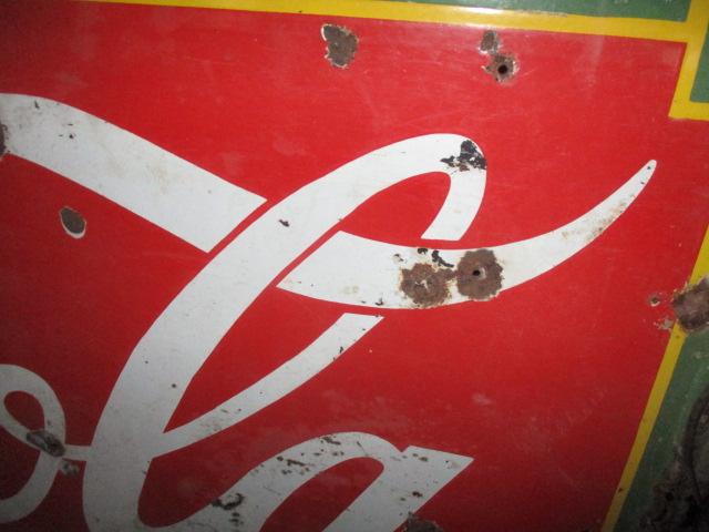 Large Coca Cola Confectionary Advertising Sign