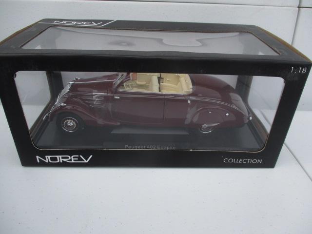 Norev - 5 Peugeot 1:18 Die Cast Cars