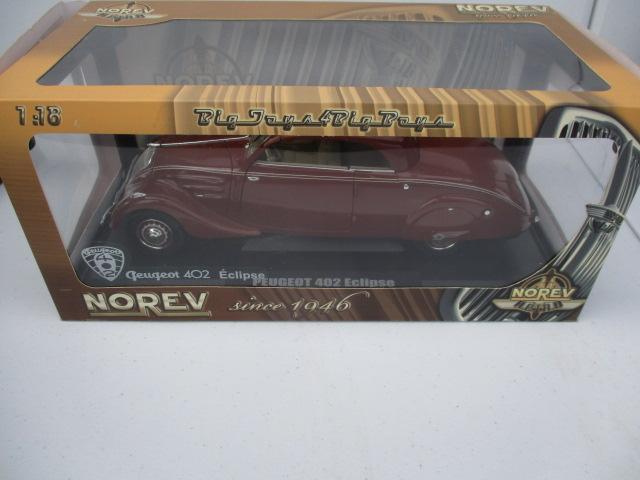 Norev - 5 Peugeot 1:18 Die Cast Cars