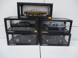 Norev - 5 Die Cast 1:18 Scale Cars