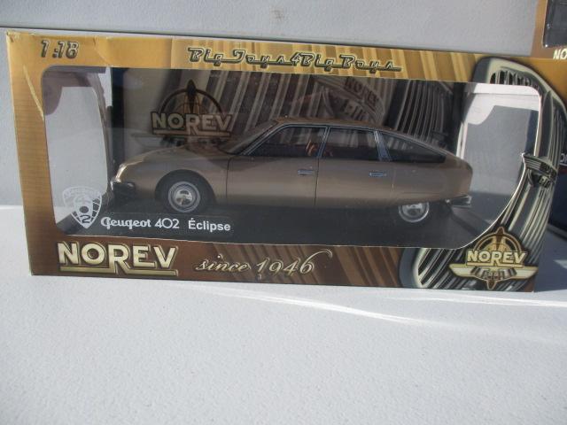 4 Novev 1:18 Die Cast Cars: Peugeot 402 Eclipse, Citroen D5 23,