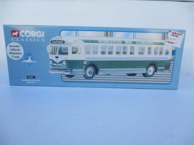 4 Corgi Classics Streetcars, Corgi Die cast Collectibles Streetcar and 5 Corgi Classics Buses