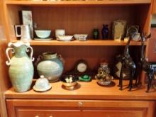 Porcelain, African & Mexican Items