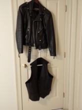 Wilsons size Medium Leather Motorcycle Jacket and XL