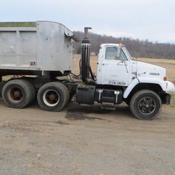 1987 GMC Brigadier TA Conventional tractor, VIN 1GDT9C4W4HV520182, Believed to be 300 HP, EATON 9 Sp