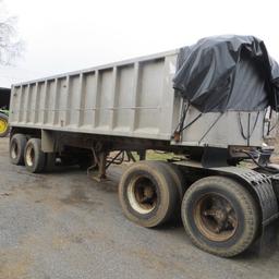 1969 HILL 26 Ft Aluminum TA Dump Trailer, VIN 2 HIL198069