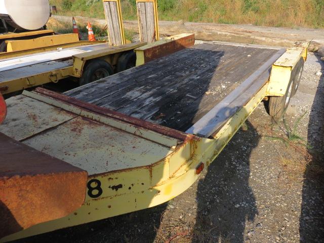 1988 EAGLE 15 FT. TA EQUIPMENT TAG TRAILER, VIN 1120AP208JS050365, WOOD DECK