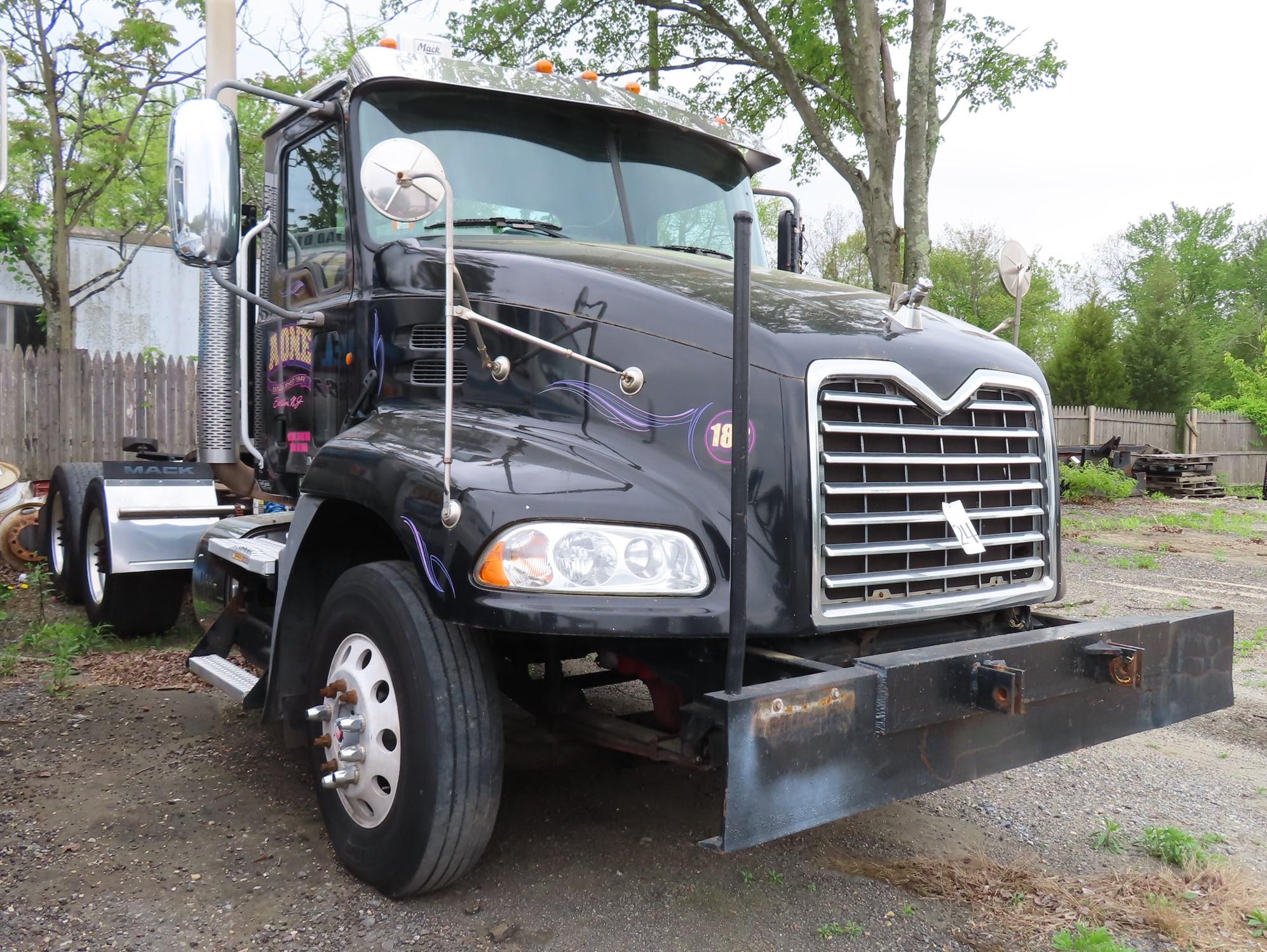 2012 MACK CXU613 TA TRACTOR, VIN 1M1AW09Y6CM020228