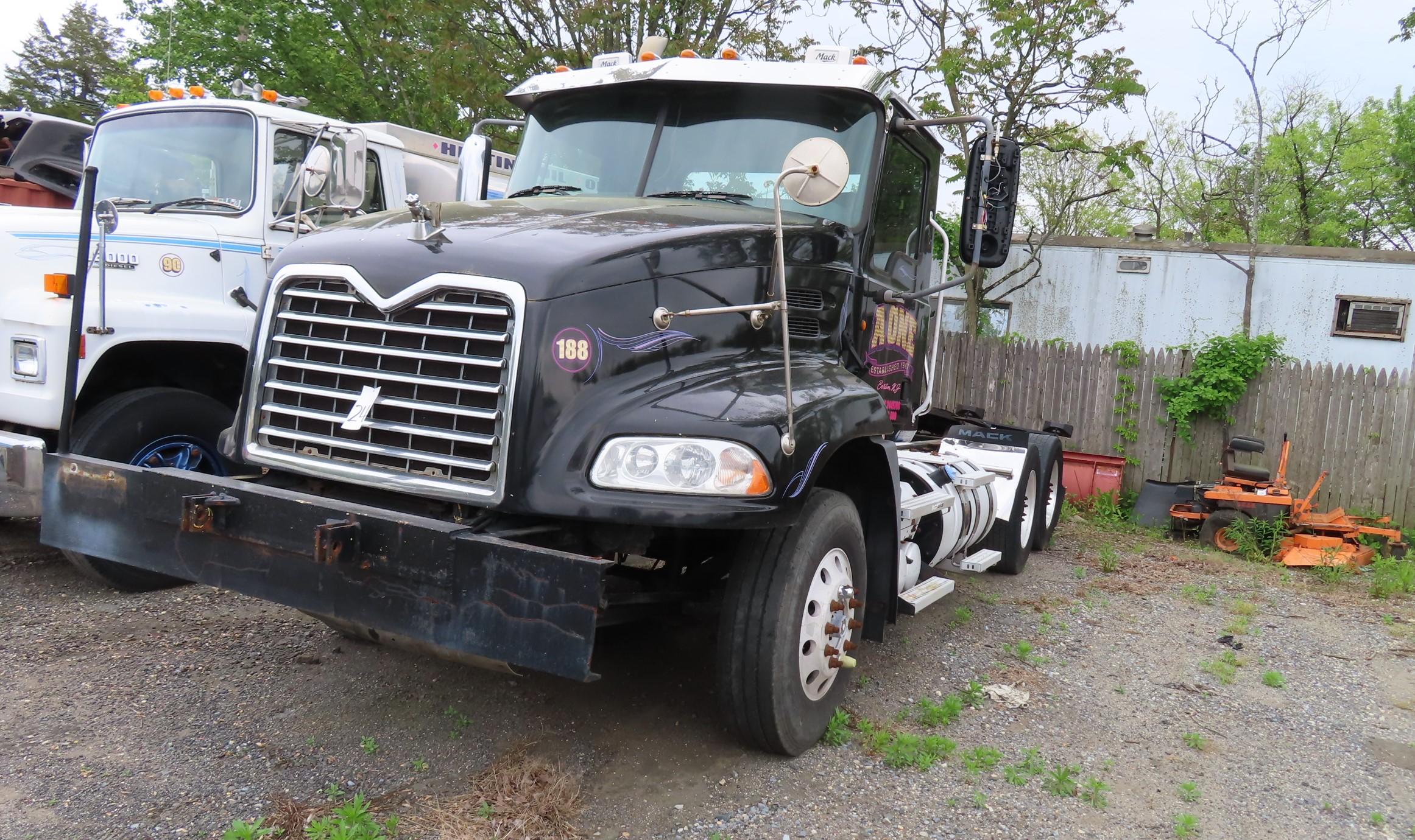 2012 MACK CXU613 TA TRACTOR, VIN 1M1AW09Y6CM020228