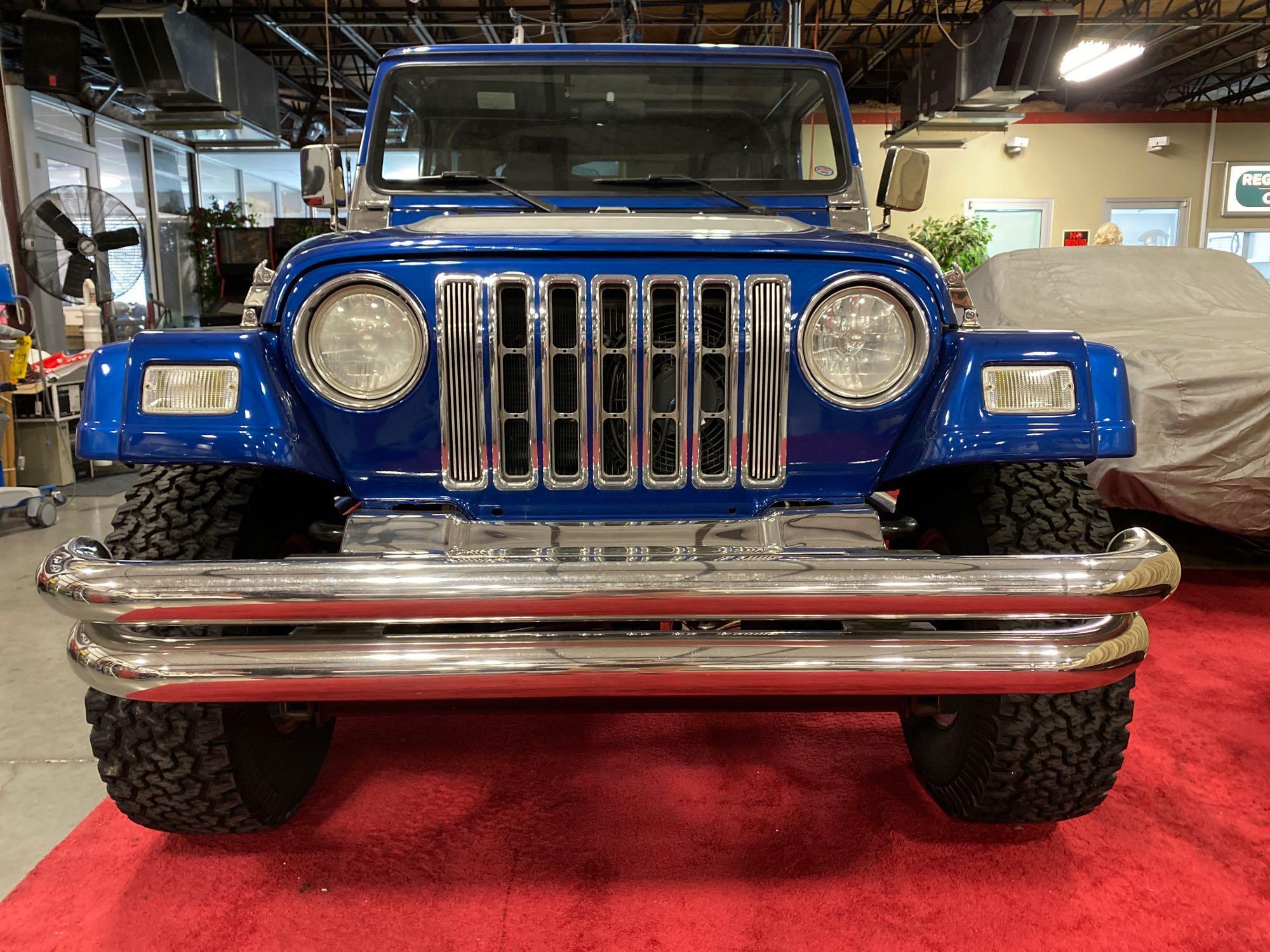 1997 JEEP WRANGLER SE 2-DOOR WAGON, COMPLETE FRAME OFF RESTORATION, CUSTOM PAINT