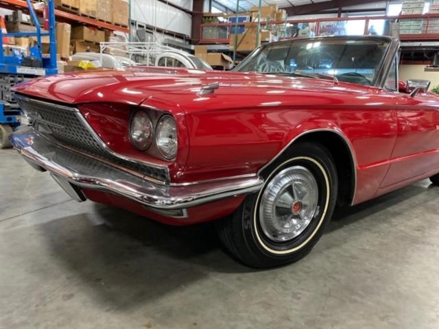 1966 FORD THUNDERBIRD CONVERTIBLE, ROADSTER TOP, ALL POWER, 390 V8, ALL TOP COMPONENTS RESTORED OR