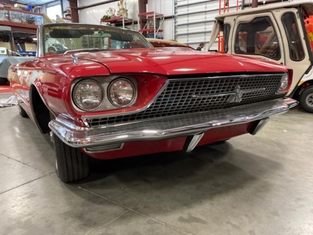 1966 FORD THUNDERBIRD CONVERTIBLE, ROADSTER TOP, ALL POWER, 390 V8, ALL TOP COMPONENTS RESTORED OR