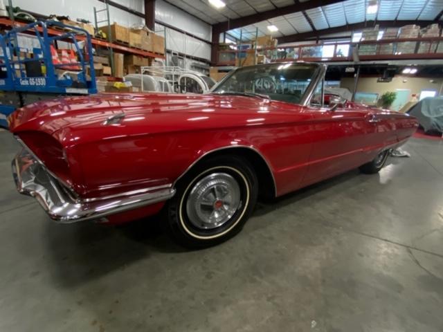 1966 FORD THUNDERBIRD CONVERTIBLE, ROADSTER TOP, ALL POWER, 390 V8, ALL TOP COMPONENTS RESTORED OR