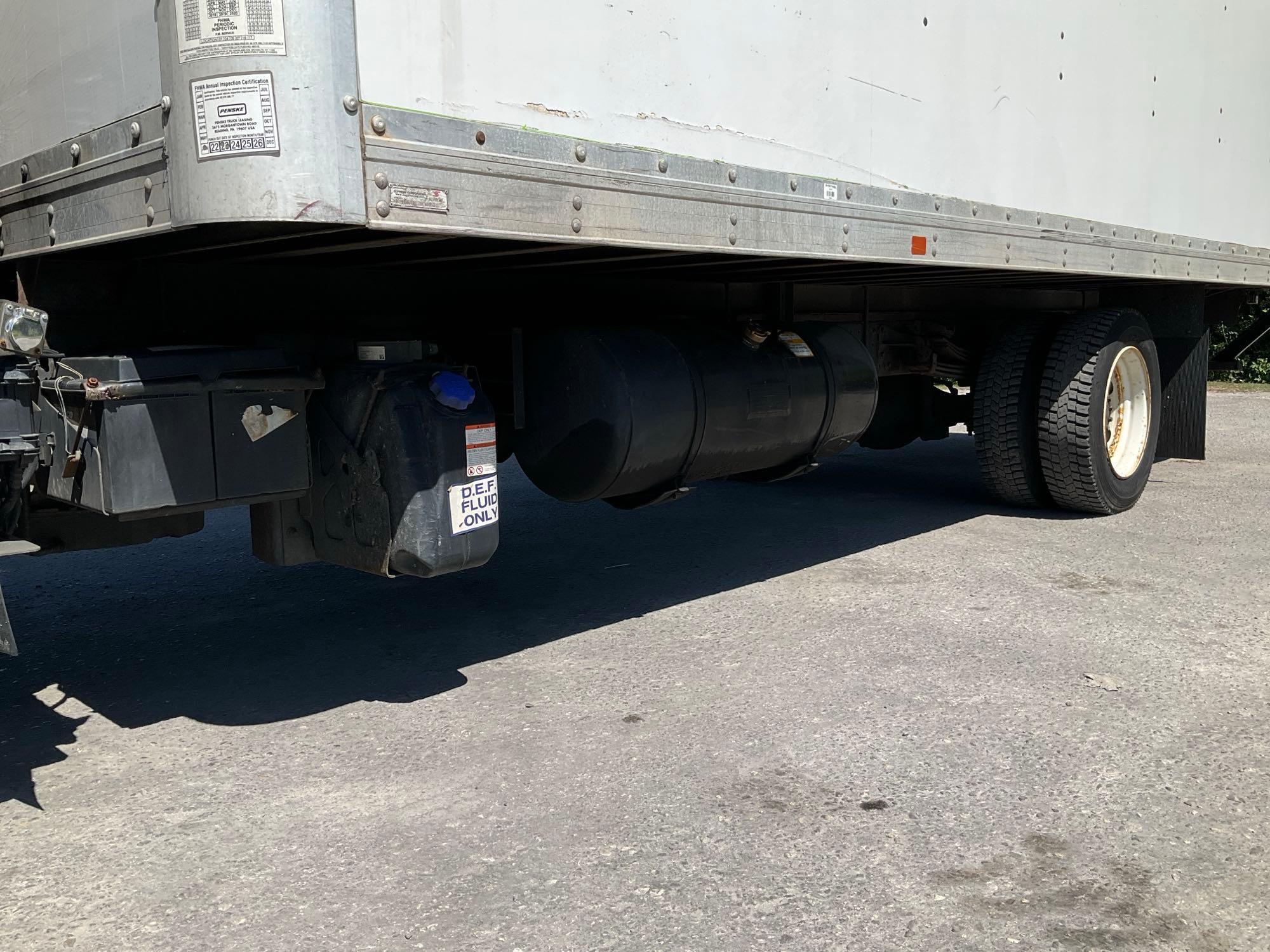 2017 HINO 740 BOX TRUCK, DIESEL , APPROX GVWR 17,950 LBS, BOX BODY APPROX 18FT, ETRACKS, BACK UP ...