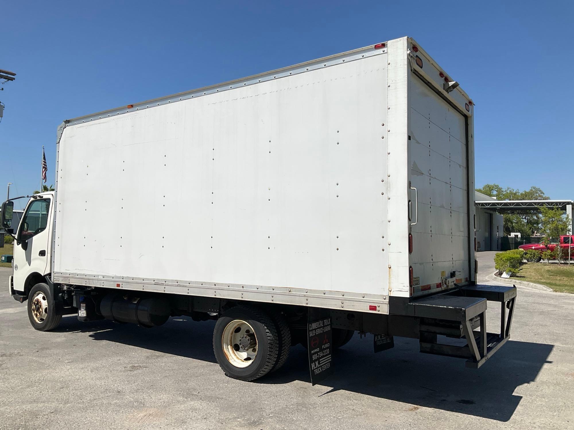 2017 HINO 740 BOX TRUCK, DIESEL , APPROX GVWR 17,950 LBS, BOX BODY APPROX 18FT, ETRACKS, BACK UP ...