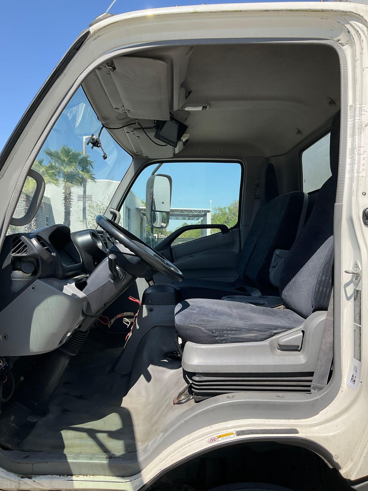 2017 HINO 740 BOX TRUCK, DIESEL , APPROX GVWR 17,950 LBS, BOX BODY APPROX 18FT, ETRACKS, BACK UP ...