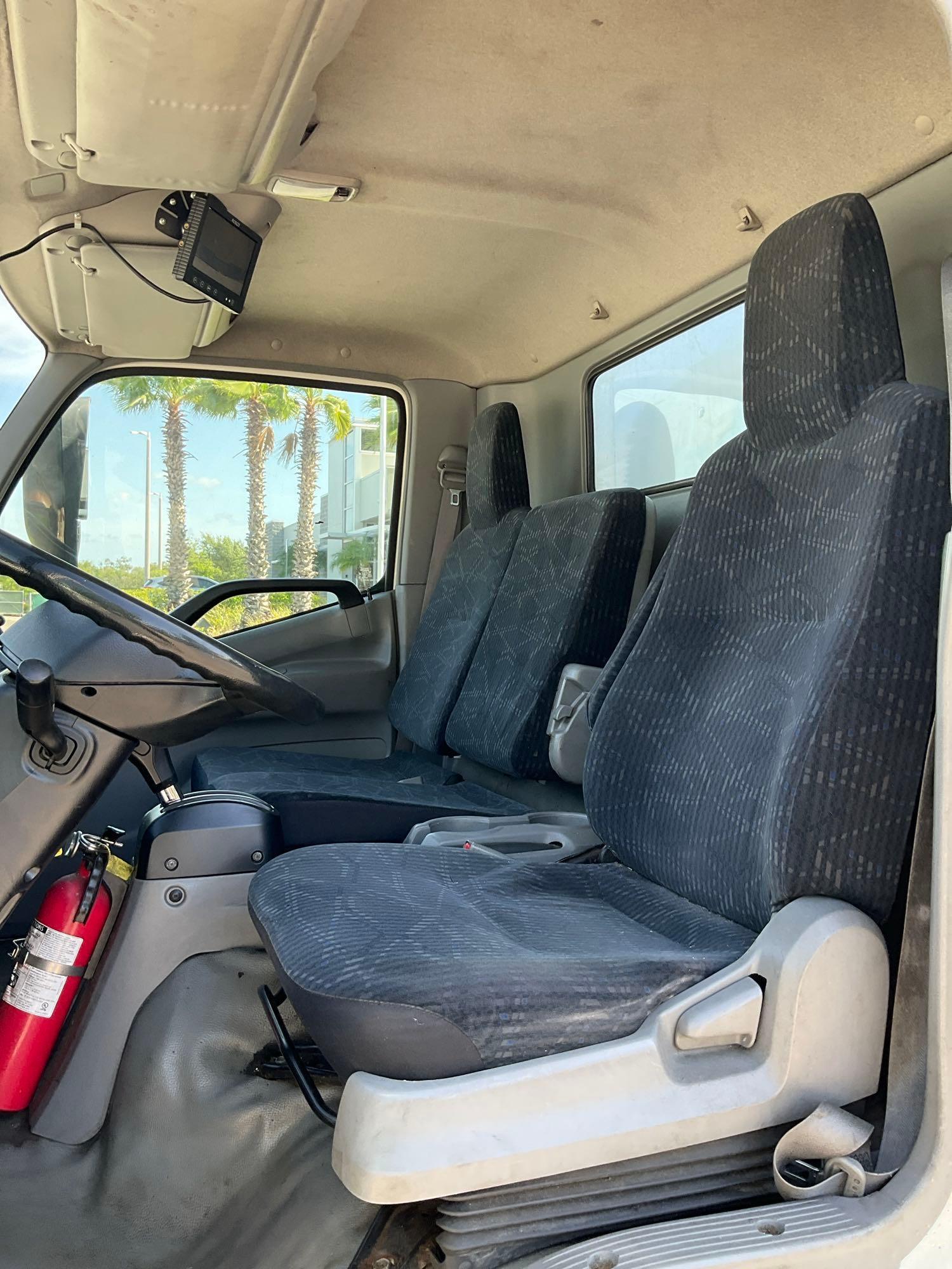 2017 HINO 740 BOX TRUCK, DIESEL , APPROX GVWR 17,950 LBS, BOX BODY APPROX 18FT, ETRACKS, BACK UP ...