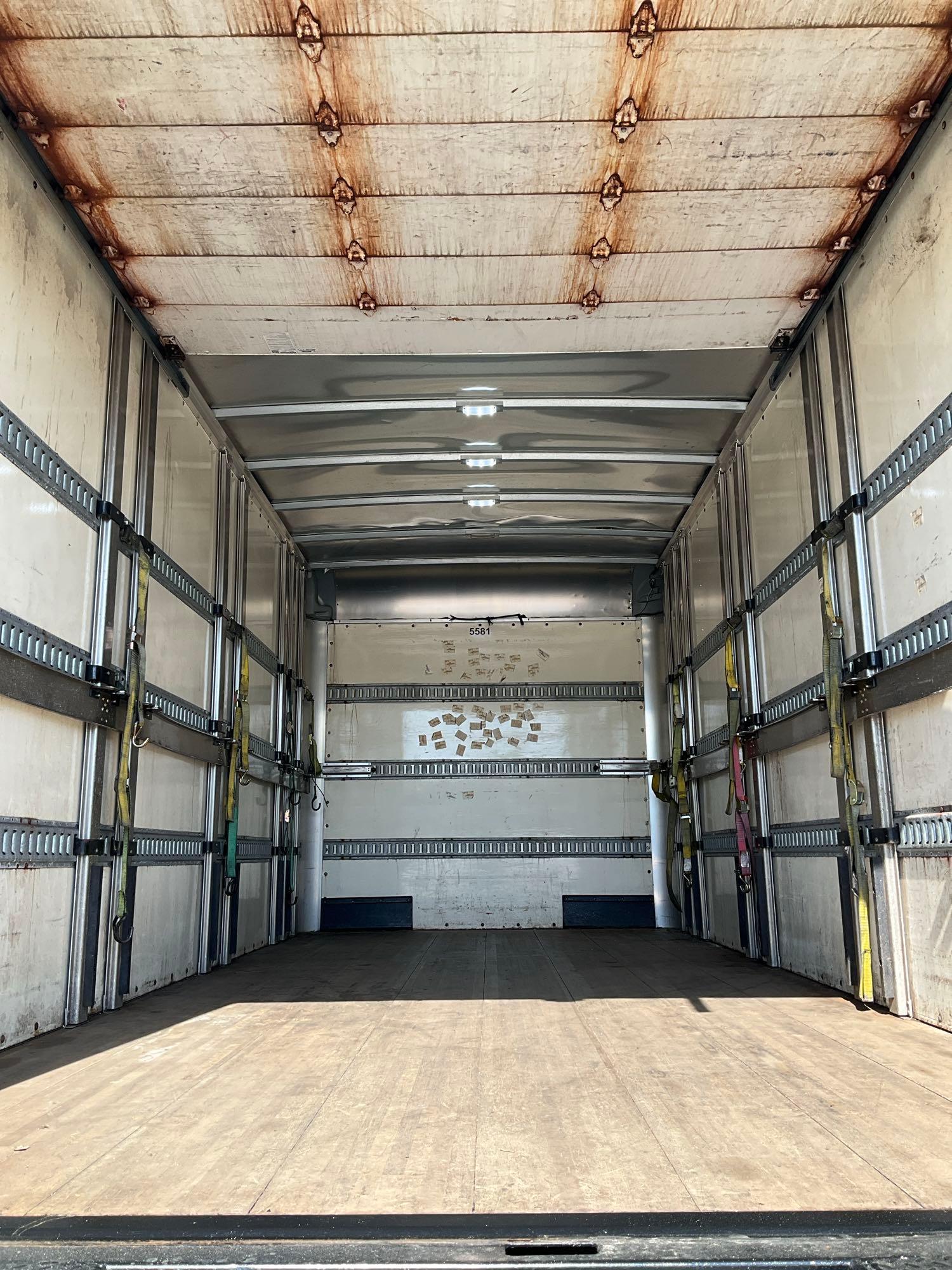 2017 HINO 740 BOX TRUCK, DIESEL , APPROX GVWR 17,950 LBS, BOX BODY APPROX 18FT, ETRACKS, BACK UP ...