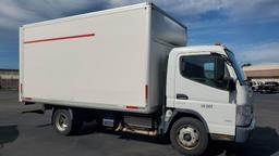 2015 MITSUBISHI FUSO FE180 BOX TRUCK APPROX 14' BOX, DIESEL ENGINE, AUTOMATIC TRANSMISSION