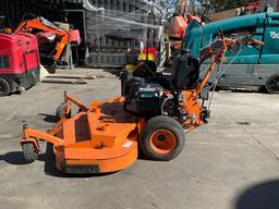 DEMO SCAG HYDRO-DRIVE WALK BEHIND COMMERCIAL MOWER MODEL SWZT 61-22FS, GAS POWER KAWASAKI MOTOR, ...