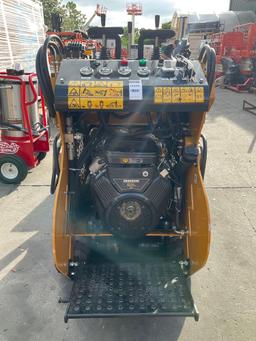 2023 AGROTK WALK BEHIND CRAWLER SKID STEER LOADER MODEL KBT23, GAS POWERED, ELECTRIC START, RUBBE...