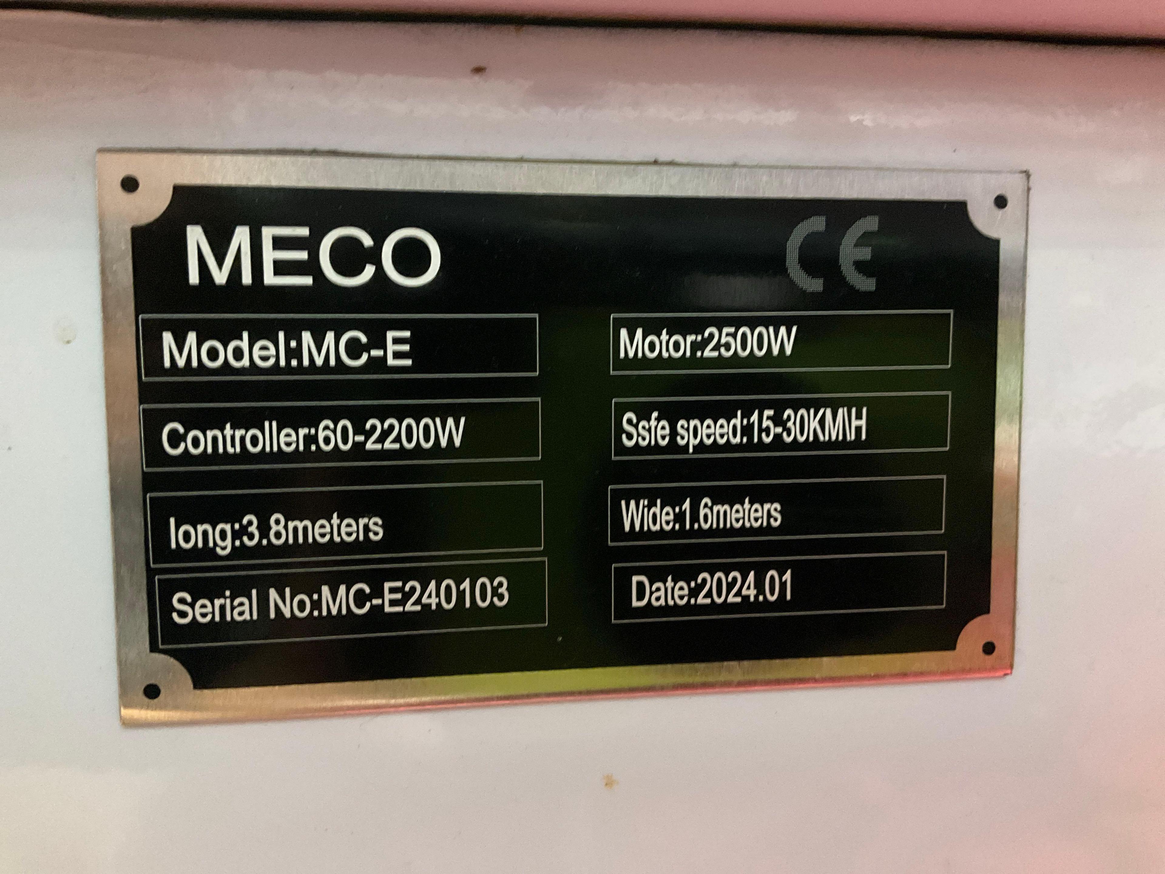 2024 MECO MC-E CHARIOT, ELECTRIC, BILL OF SALE ONLY, RUNS & DRIVES 