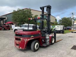 2016 CLARK FORKLIFT MODEL C75L, 15,000 LB CAPACITY, LP