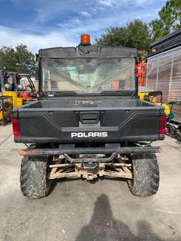 2017 POLARIS RANGER XP UTV, GAS POWERED, ENCLOSED CAB