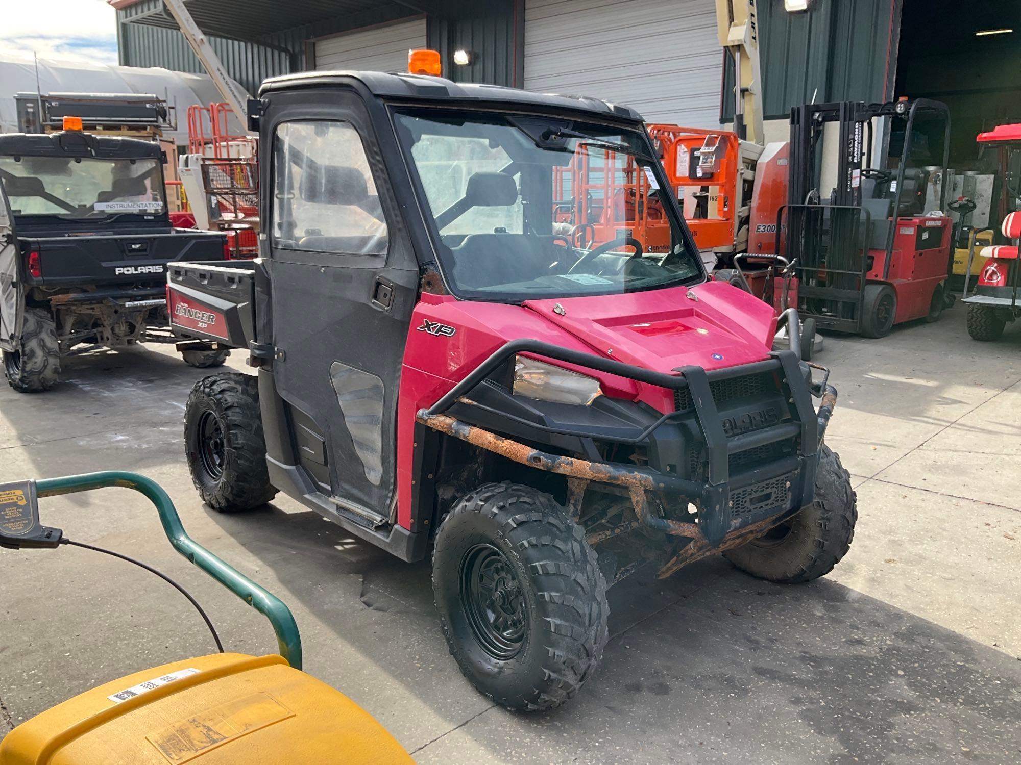 2017 POLARIS RANGER XP UTV, GAS POWERED, ENCLOSED CAB