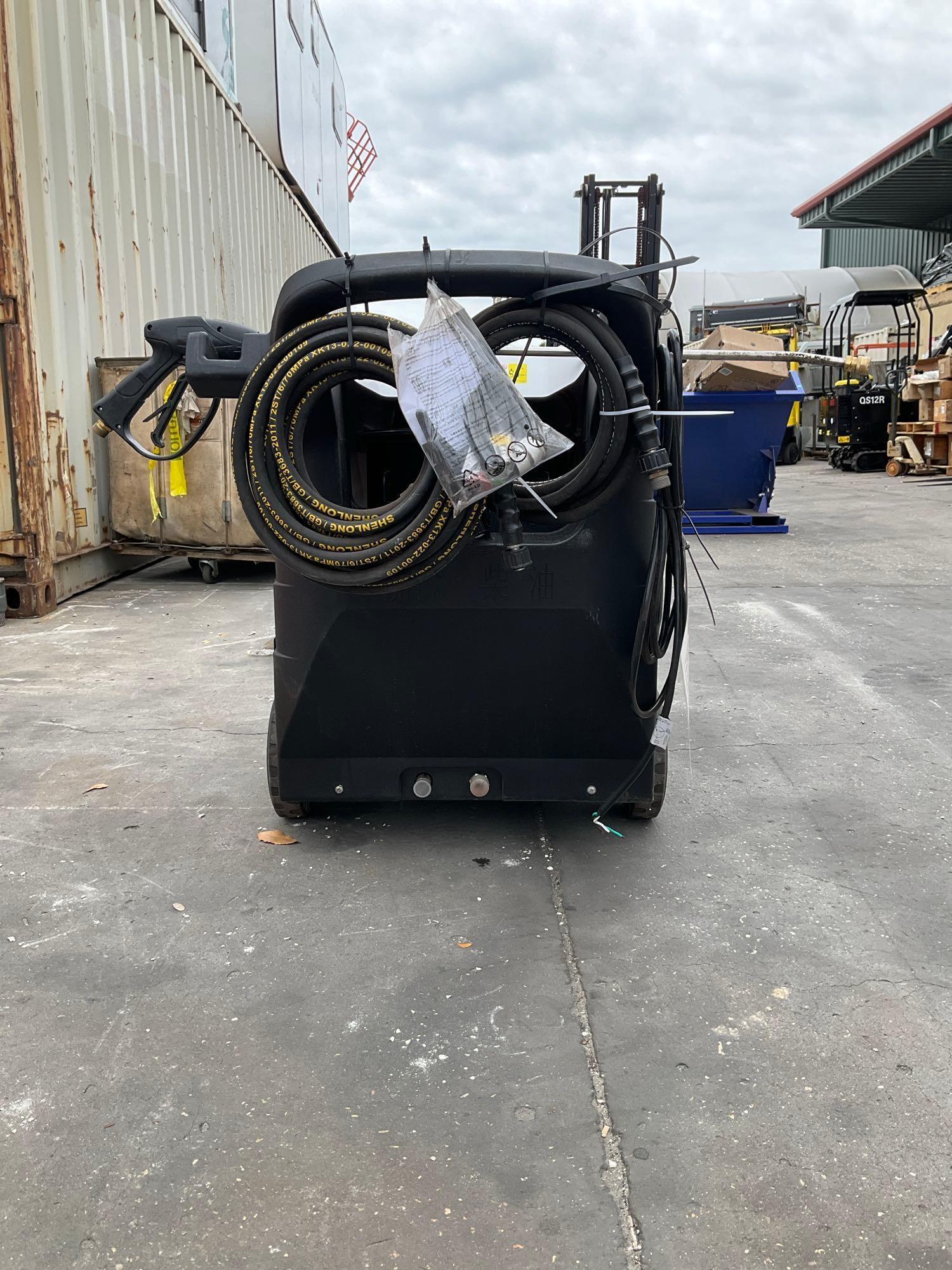 UNUSED POWERTRAIN HOT WATER PRESSURE WASHER MODEL PT-2203HW, DIESEL, APPROX MAX PSI 2200, APPROX ...