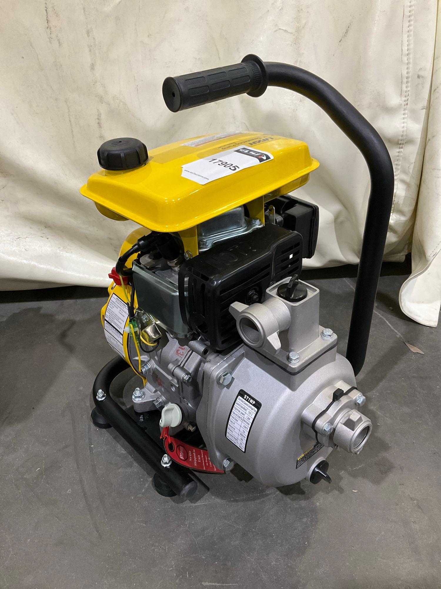 UNUSED LIFAN 1€� DEWATERING PUMP MODEL ST1WP; APPROX 3.0 HP