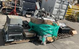 ( 2 ) PALLETS & ( 1 ) GAYLOAD OF SECURITY EQUIPMENT 