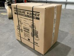UNUSED WASPPER PRESSURE WASHER MODEL W3100VA, GAS POWERED, APPROX 3100PSI, APPROX 2.9 GPM, APPROX...
