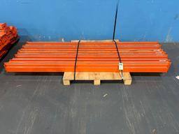 APPROX. QTY) 10 CROSS BEAMS FOR PALLET RACK, 8' BEAMS