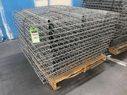 PALLET OF APPROX. 25 WIRE GRATES FOR PALLET RACKING, APPROX. DIMENSIONS 43" X 45"