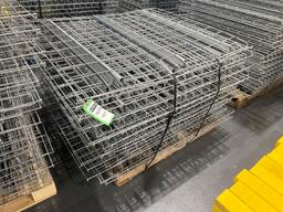 PALLET OF APPROX. 24 WIRE GRATES FOR PALLET RACKING, APPROX. DIMENSIONS 43" X 45"