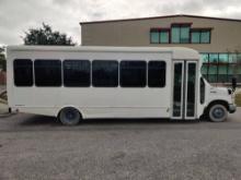 2018 FORD ECONOLINE 450 SHUTTLE BUS, GAS AUTOMATIC, 28 PASSENGER SEATING, APPROX 14500 GVWR,