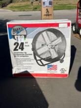 UNUSED MAX AIR PRO 24€�  PORTABLE INDUSTRIAL FAN MODEL RCBF24TF