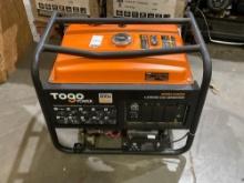 ( 1 ) UNUSED TOGO POWER 4-STROKE GAS GENERATOR MODEL GG8000, APPROX PEAK 8000W, APPROX RUNNING 65...